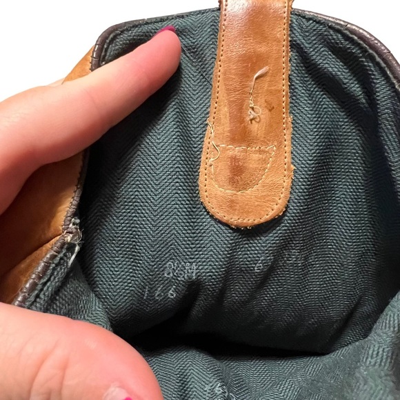 Mens Vintage Leather Cowboy Boots Tan Size 8.5 D - Picture 9 of 10